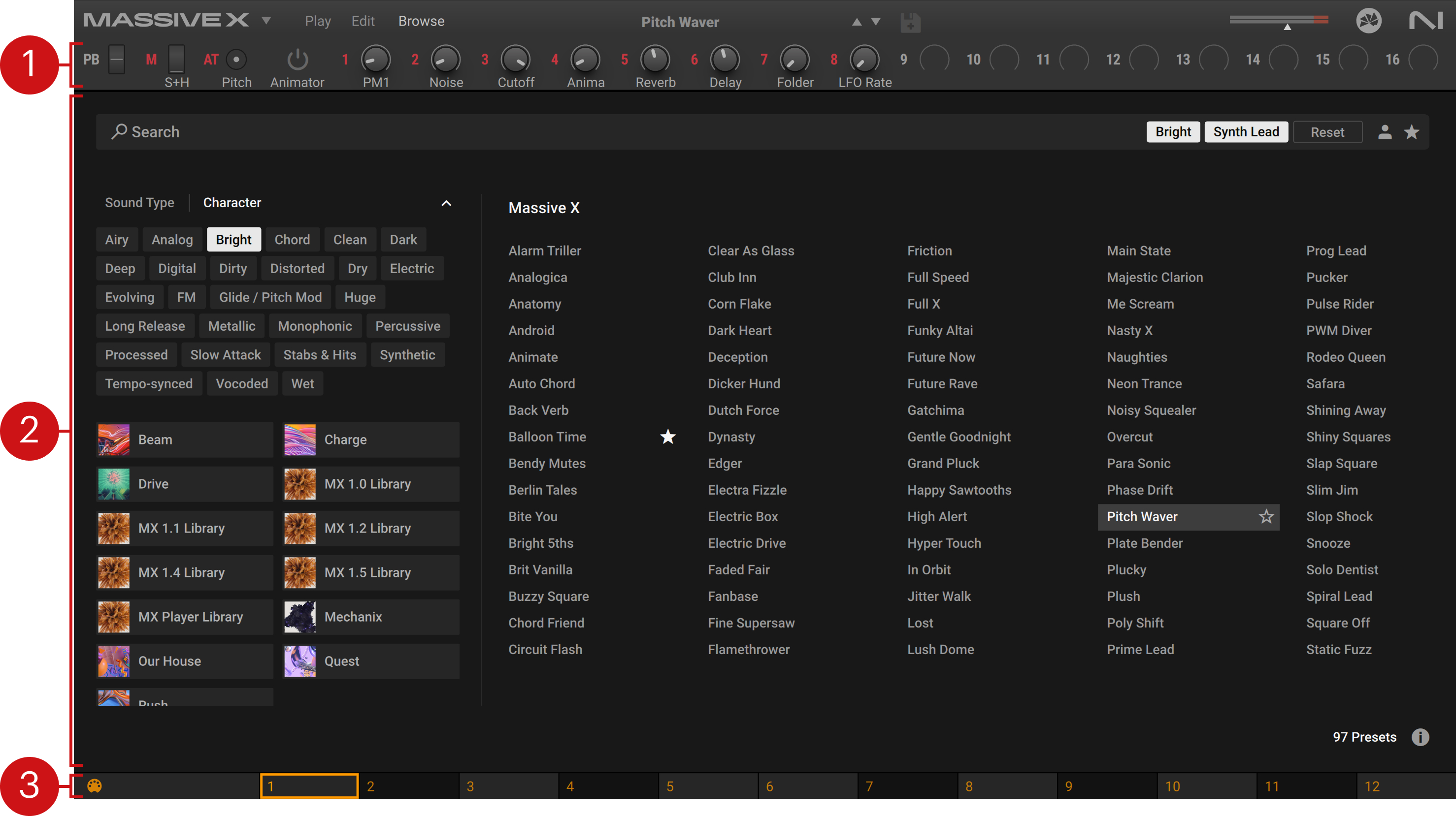 Browser and presets