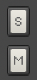 Toggle buttons for solo and mute.