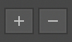 A plus and minus button.