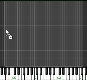 The Mapping Editor. The mouse is dragging numerous samples and a highlighted region in the editor is indicating where contact will map the zones to the keys.